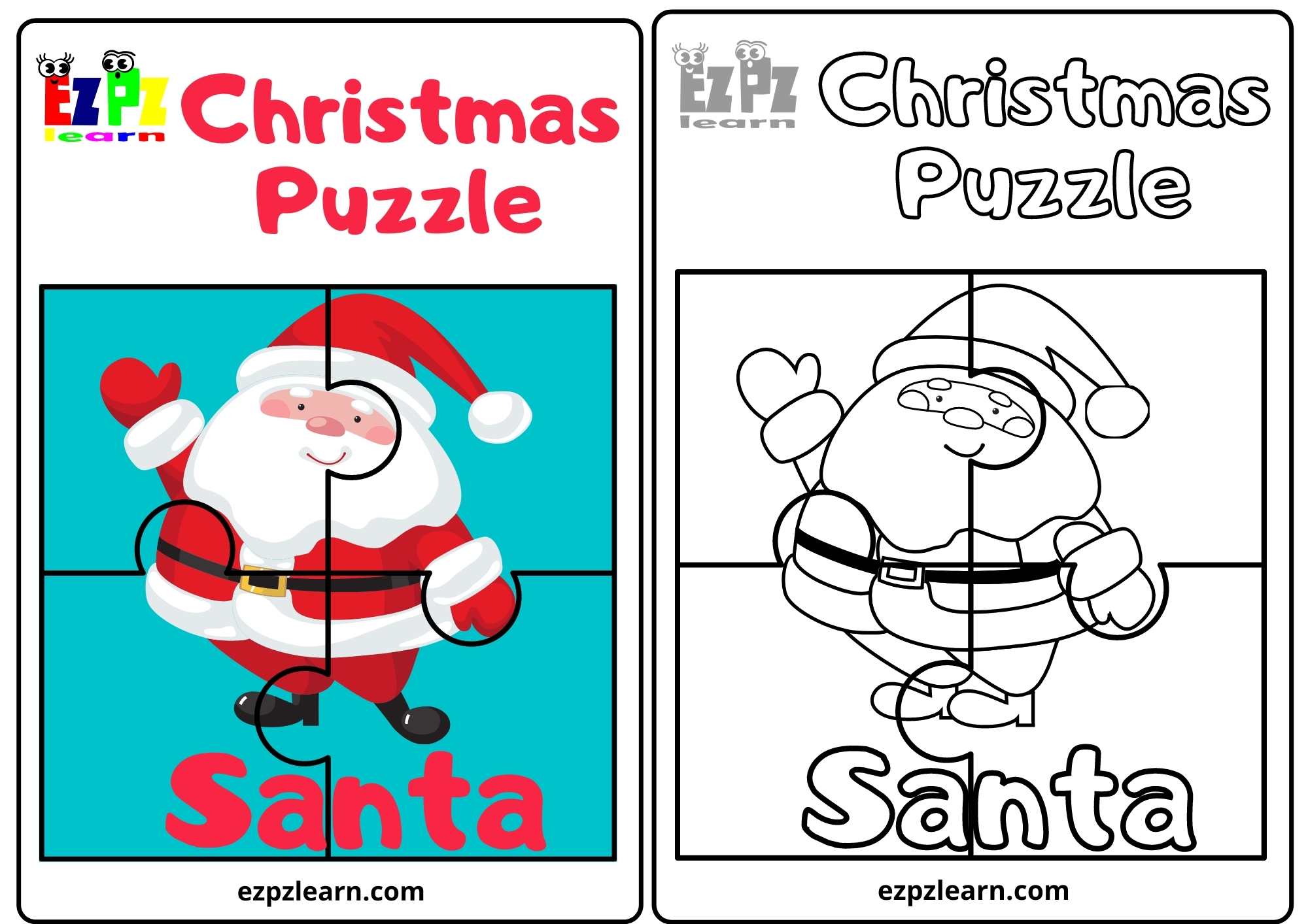 Santa Christmas Puzzle